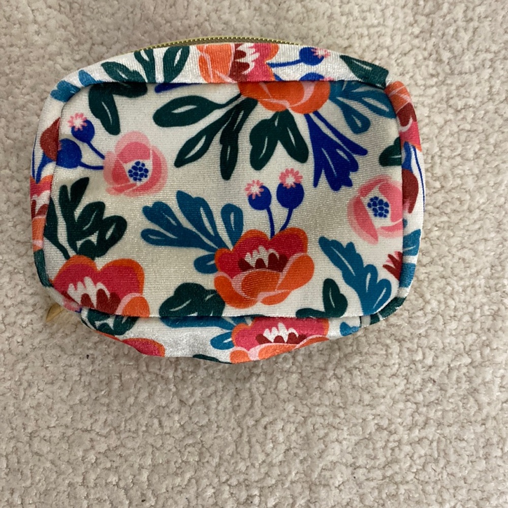 floral pouch bag